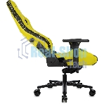 Кресло Knight Craft Dragon желтый, экокожа, 120 кг, механизм качания