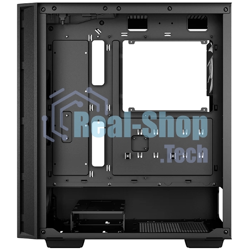 Компьютерный корпус Deepcool MATREXX 55 V4 без БП, боковое окно (закаленное стекло), 3xARGb LED 140мм вентилятора спереди, 1xARGb LED 120мм вентилятор сзади, черный, ATX