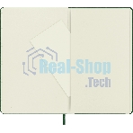 Блокнот Moleskine CLASSIC QP061K15 Large 130х210 мм, 240 страниц, клетка, твердая обложка, зеленый