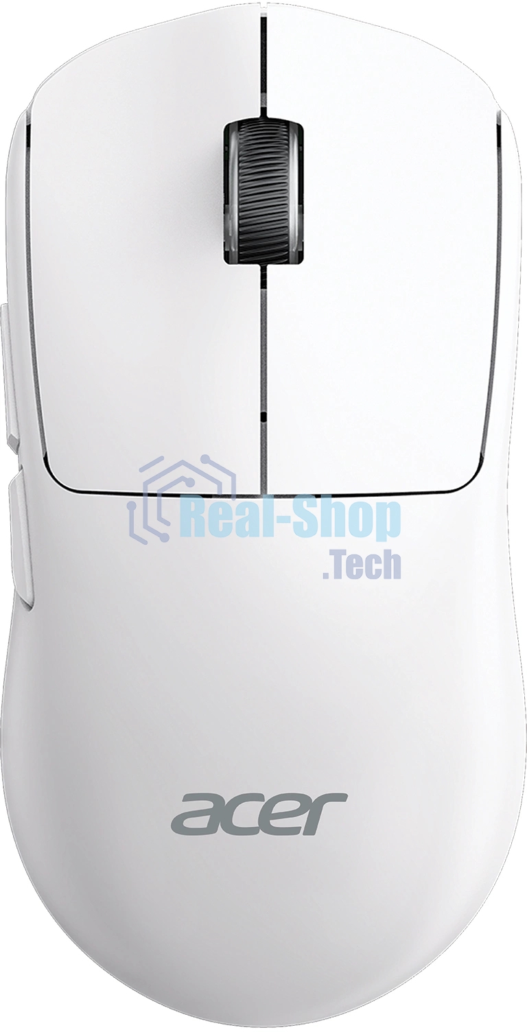 Мышь беспроводная/проводная Acer OMR401 белый, 12000 dpi, радиоканал, Bluetooth, USB, кнопки - 5