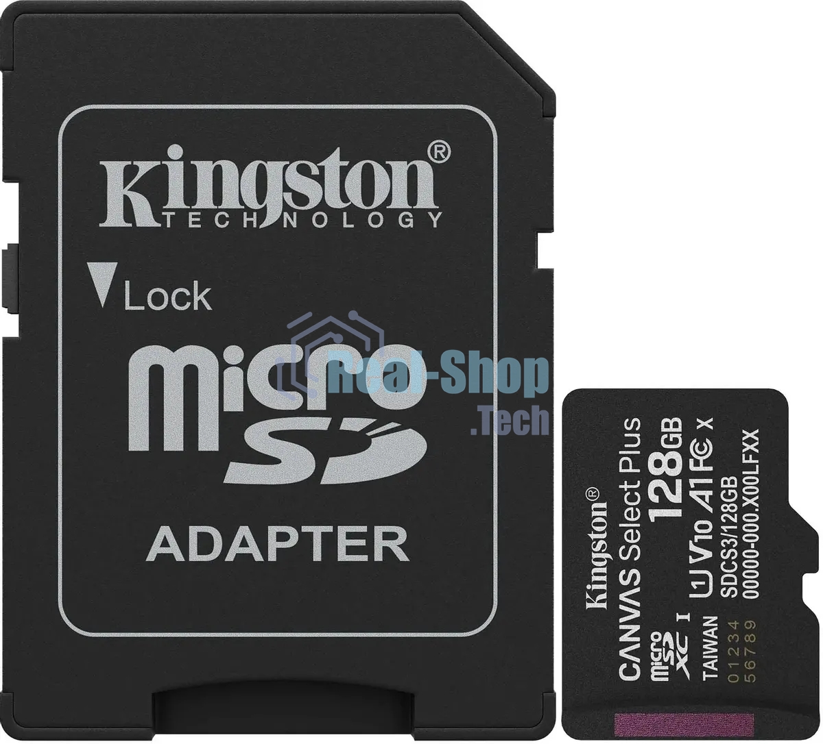 Флеш карта microSDXC 128Gb Kingston SDCS3/128Gb Canvas Select Plus + adapter