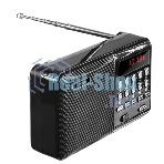 Радиоприемник цифровой Perfeo PALM FM+ 87.5-108МГц/MP3/питание USB или 18650/черный (i90-BL)