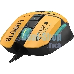 Мышь проводная A4Tech Bloody W63 Max Renegade желтый, 12000 dpi, USB, кнопки - 7