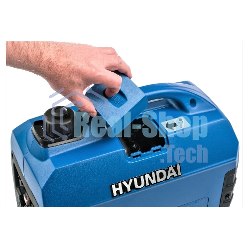 Электрогенератор бензиновый инверторный Hyundai HHY 1050Si, 1.2 кВт, 59 дБ, 12 кг