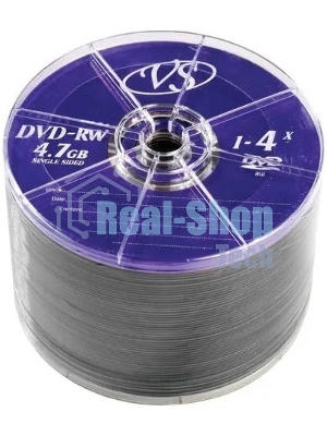 Диск DVD-RW VS (PERFEO) 4.7 Gb, 4x, Bulk (50), (50/600).