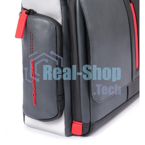 Сумка мужская Piquadro Urban CA1592UB00/GRN серый/черный натур.кожа