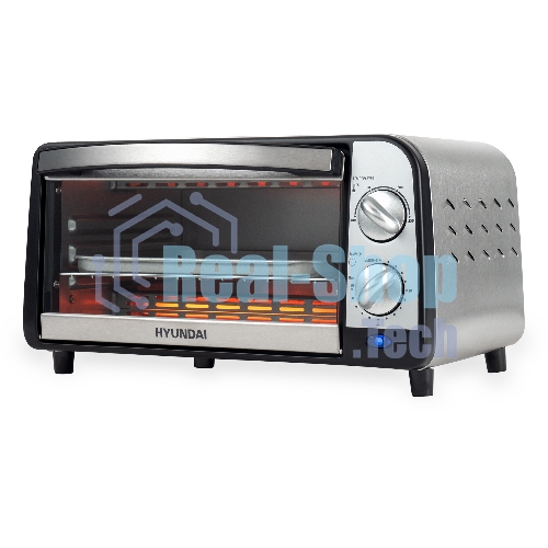 Мини-печь Hyundai MIO-HY071 9 л, 800 Вт, серебристый