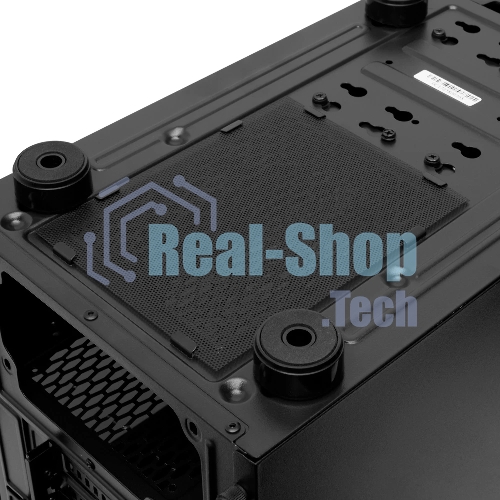 Компьютерный корпус без блока питания Case HSPD M540, Mesh Mid Tower, черный, TG, 0.45 SPCC, no fans, ATX, mATX, mITX, 160/300/150мм, 2x2.5