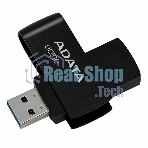 Флешка USB ADATA UC310 (UC310-128G-RBK), 128Gb, USB 3.2 Gen 1, R/W 100/30, черный