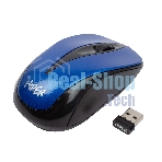 Мышь беспроводная HIPER HOMW-062 синий, 1000 dpi, радиоканал, USB, кнопки - 3