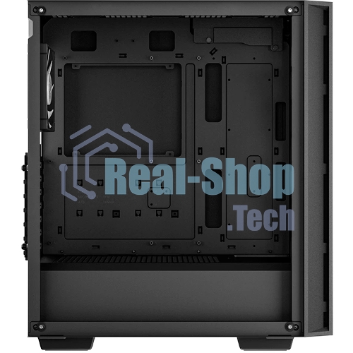 Компьютерный корпус Deepcool MATREXX 55 V4 без БП, боковое окно (закаленное стекло), 3xARGb LED 140мм вентилятора спереди, 1xARGb LED 120мм вентилятор сзади, черный, ATX