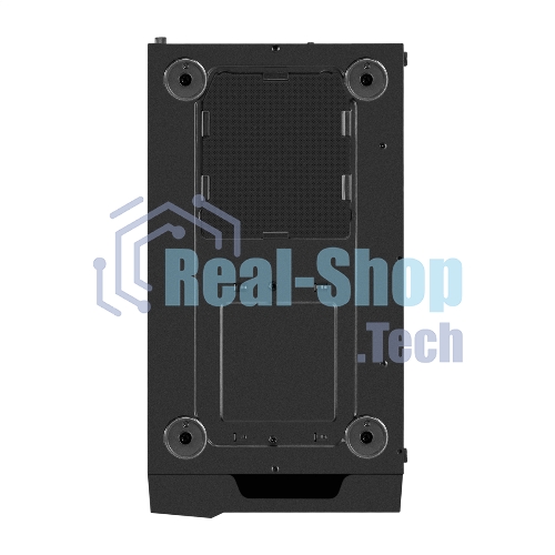 Компьютерный корпус Miditower ExeGate EVO-9211-600NPX (ATX, БП 600NPX с вент. 12см, с окном, 2хUSB+1хUSB3.0, HD аудио, черный, 1 вент. с RGb подсветкой)