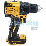 Дрель-шуруповерт DeWalt DCD708N-XJ, 18 В, 0 Ач, 65 Нм, щеточный