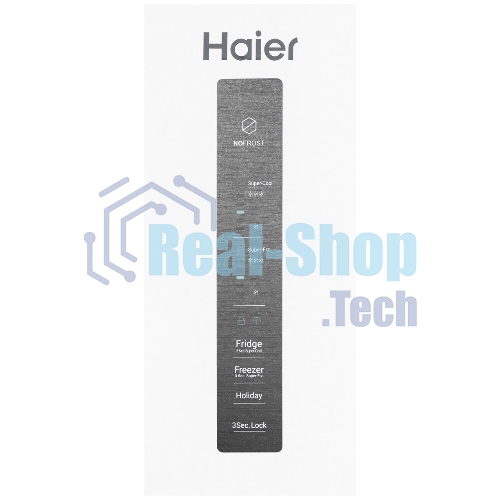 Холодильник Haier CEF535AWD белый, двухкамерный, 241/105л, морозилка снизу, No Frost