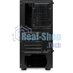 Компьютерный корпус без блока питания Case HSPD M540, Mesh Mid Tower, черный, TG, 0.45 SPCC, no fans, ATX, mATX, mITX, 160/300/150мм, 2x2.5