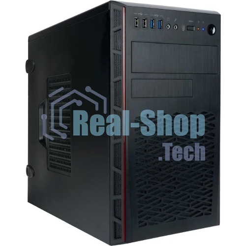 Компьютерный корпус Mini Tower InWin EMR065 черный U3.0*2+U2.0*2 A(HD) +intrusion switch mATX