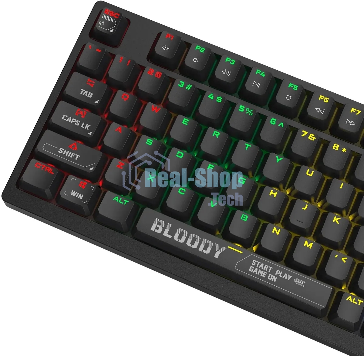 Клавиатура проводная A4Tech Bloody S98 (S98 черный) USB черный