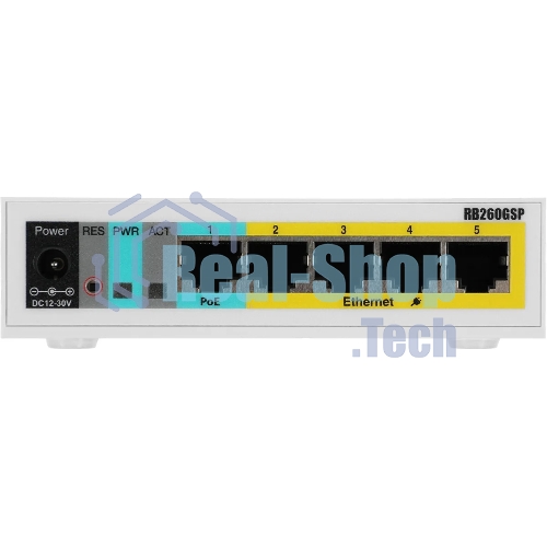 Коммутатор Mikrotik CSS106-1G-4P-1S 5PORT 1000M 1SFP