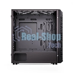Компьютерный корпус ABR Quantum черный (1хUSB Type-C, 2хUSB 2.0, HD Audio, 4xRGb Fan, ATX, E-ATX)