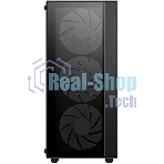 Компьютерный корпус Deepcool MATREXX 55 V4 без БП, боковое окно (закаленное стекло), 3xARGb LED 140мм вентилятора спереди, 1xARGb LED 120мм вентилятор сзади, черный, ATX