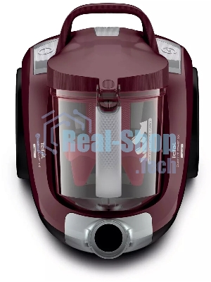Пылесос Tefal Compact Power XXL TW4873EA малиновый/черный, 550 Вт, уборка сухая, пылесборник контейнер 2.5 л