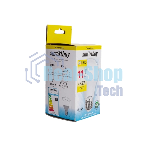 Светодиодная лампа Smartbuy-A60-11W/3000/E27
