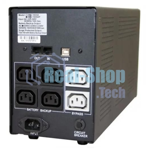 Источник бесперебойного питания Powercom Imperial IMD-1025AP 615Вт 1025ВА черный