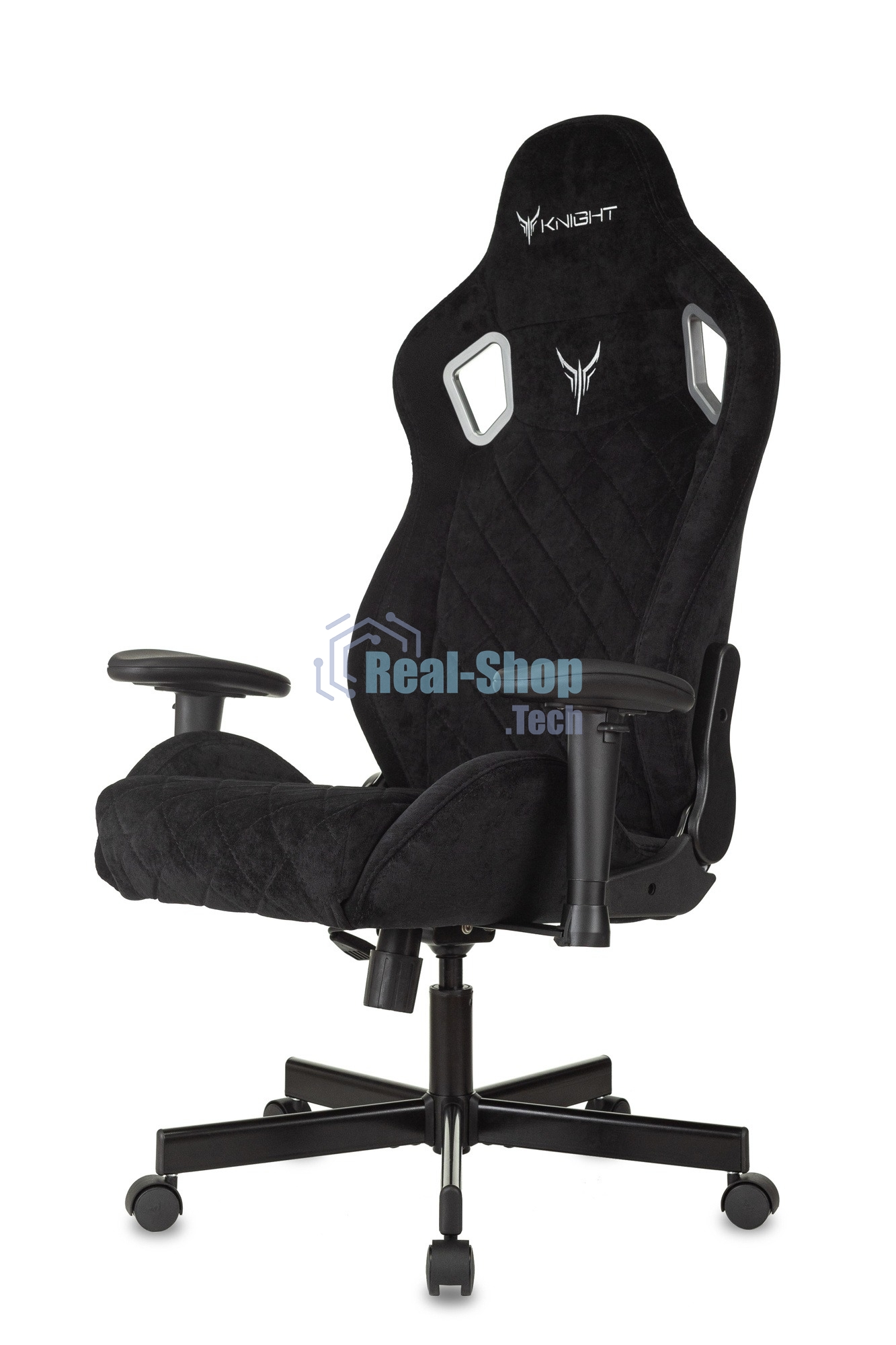 Кресло Бюрократ Knight Outrider Light-20 черный, ткань, 120 кг, механизм качания