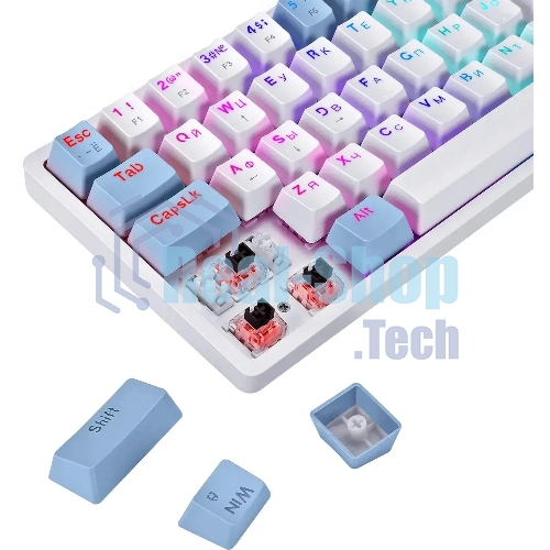 Клавиатура Defender Amox GK-585 проводная, USB Type-A, белый