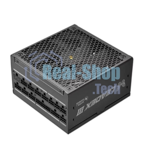 Блок питания Super Flower Power Supply Leadex III Gold SF-850F14GE(GL), 850W, ATX 3.1, 140мм, 8xSATA, 3xPCI-E(6+2), 1x12VHPWR(12+4), APFC, 80 PLUS Gold, Full Modular