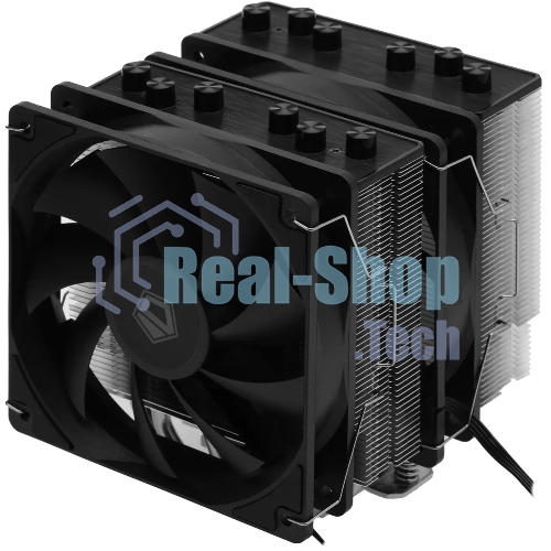 Кулер ID-COOLING SE-206-XT черный 120мм алюминий/медь 1800rpm 35db 4-pin 250W 156мм