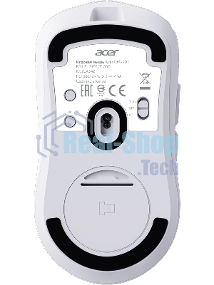 Мышь беспроводная/проводная Acer OMR401 белый, 12000 dpi, радиоканал, Bluetooth, USB, кнопки - 5