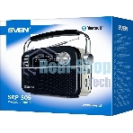 Радиоприемник SVEN SRP-505 (4 Вт, FM/AM/SW, USB, SD/microSD, Bluetooth, 1200 мАч)черный