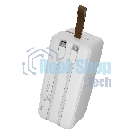 Портативный аккумулятор MORE CHOICE (4620202552860) PB59-50 50000mAh 1USB+1Type-C+1micro-USB 3.0A 22.5W+PD20W+QC3.0, белый