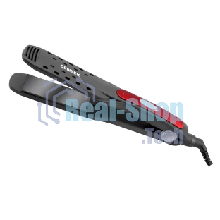 Выпрямитель для волос Centek CT-2009 черный/красный, 32 мм, 200 °C, 1 режим