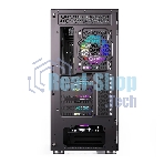 Компьютерный корпус ABR Quantum черный (1хUSB Type-C, 2хUSB 2.0, HD Audio, 4xRGb Fan, ATX, E-ATX)
