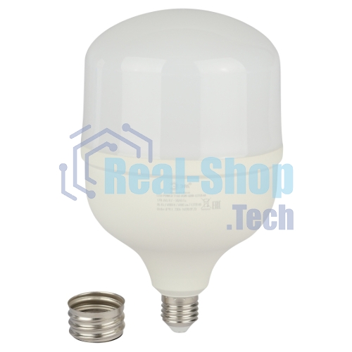 Лампа светодиодная ЭРА STD LED POWER T140-85W-4000-E27/E40 85 Вт колокол нейтральный белый свет
