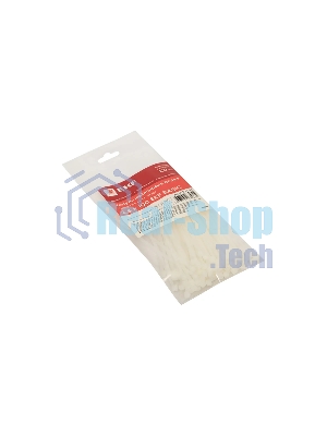 Хомут кабельный 2.5х100 нейл. белый (уп. 100 шт) EKF plc-c-2.5x100