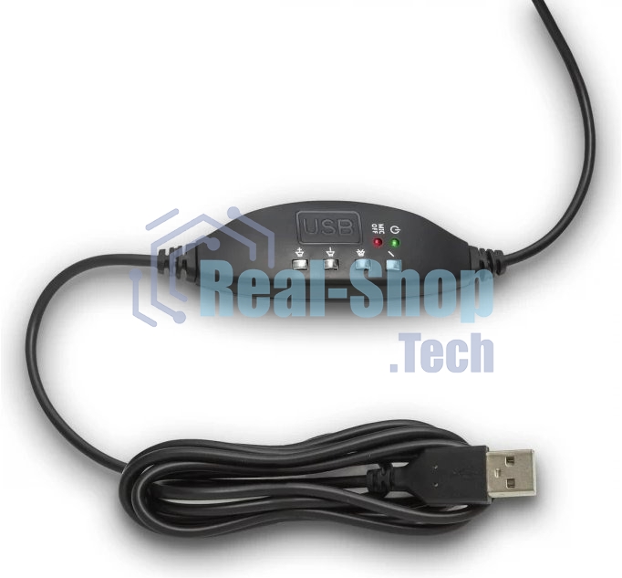 Гарнитура Exegate 960 USB Stereo чёрный, проводная, USB, регулятор громкости