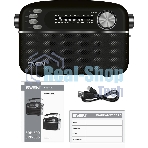 Радиоприемник SVEN SRP-505 (4 Вт, FM/AM/SW, USB, SD/microSD, Bluetooth, 1200 мАч)черный