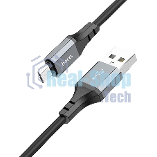 Кабель Hoco X86 Micro Spear USB (m)-micro USB (m) 1м черный коробка