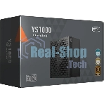 Блок питания PCCooler P5-YS1000-G1F, 1000Вт, 80 PLUS Gold, 135мм, модульный, черный