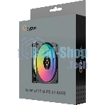 Вентилятор для корпуса Ocypus Gaммa F12 Elite BK ARGB, 120x120x25мм, 4-PIN PWM, 600-1800 RPM, 26 DBA MAX, HYDRO BEARING