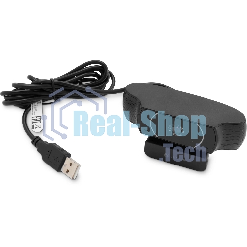Веб-камера OKLICK OK-C016HD 1280x720, 30 кадр/с, USB Type-A, микрофон, универсальное крепление