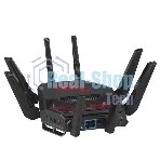 Маршрутизатор ASUS GT-BE19000, черный/красный, 90IG0850-MO9A0V
