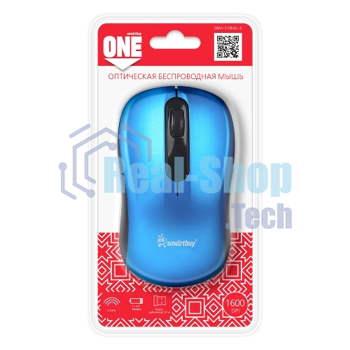 Мышь беспроводная Smartbuy ONE 378 синяя (SBM-378AG-B)