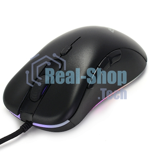 Мышь проводная Crown CMGM-904 черный, 7000 dpi, USB, кнопки - 7