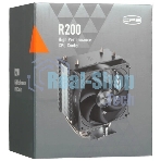 Кулер для процессора PCCooler R200 S115X/1200/1700/AM4/AM5 (TDP 110W, 90мм Non LED Fan, 2 тепловые трубки 6мм, 2200RPM, 28,3dBa)