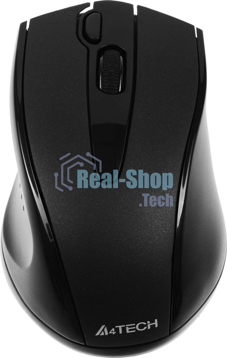 Мышь беспроводная A4Tech G9-500FS черный, 1200 dpi, радиоканал, USB, кнопки - 4