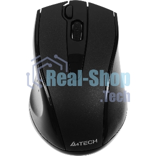 Мышь беспроводная A4Tech G9-500FS черный, 1200 dpi, радиоканал, USB, кнопки - 4
